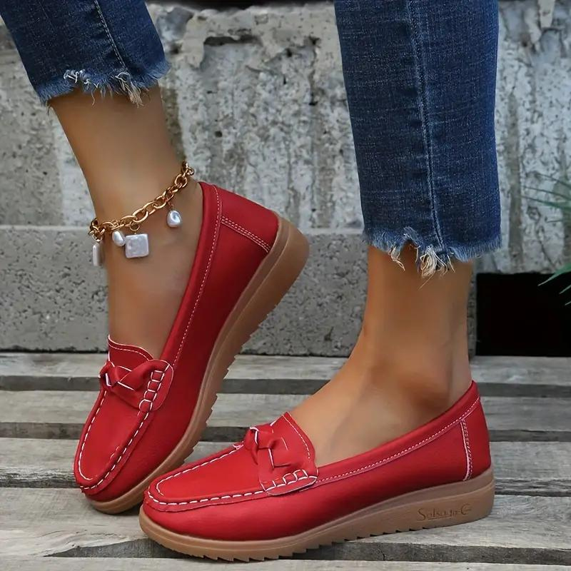 CMF Women Orthopedic Shoes Leather Waterproof Slip on Loafers Shoes – Comofeet CMF Women Orthopedic Shoes Leather Waterproof Slip on Loafers Shoes – Comofeet
