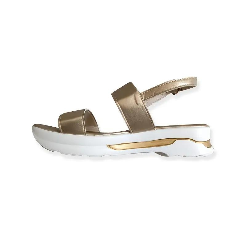 CMF Women Orthopedic Wedge Sandals Thick Sole Breathable Open-toe Sandals