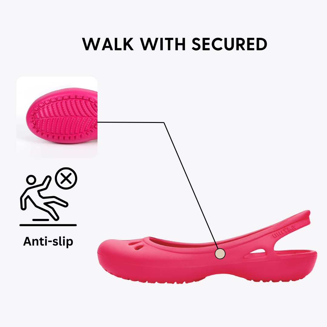 CMF Women Sandals Arch-support Comfortable Summer EVA Beach Slingback Summer Clogs