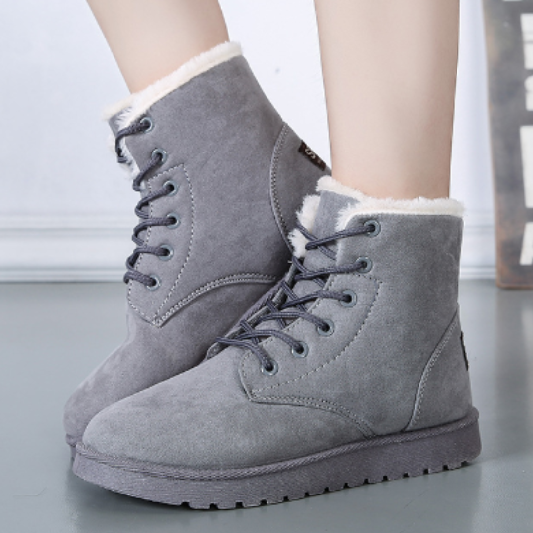 CMF Women Orthopedic Winter Boots Arch-support Super Warm Short Plush Non-slip Ankle