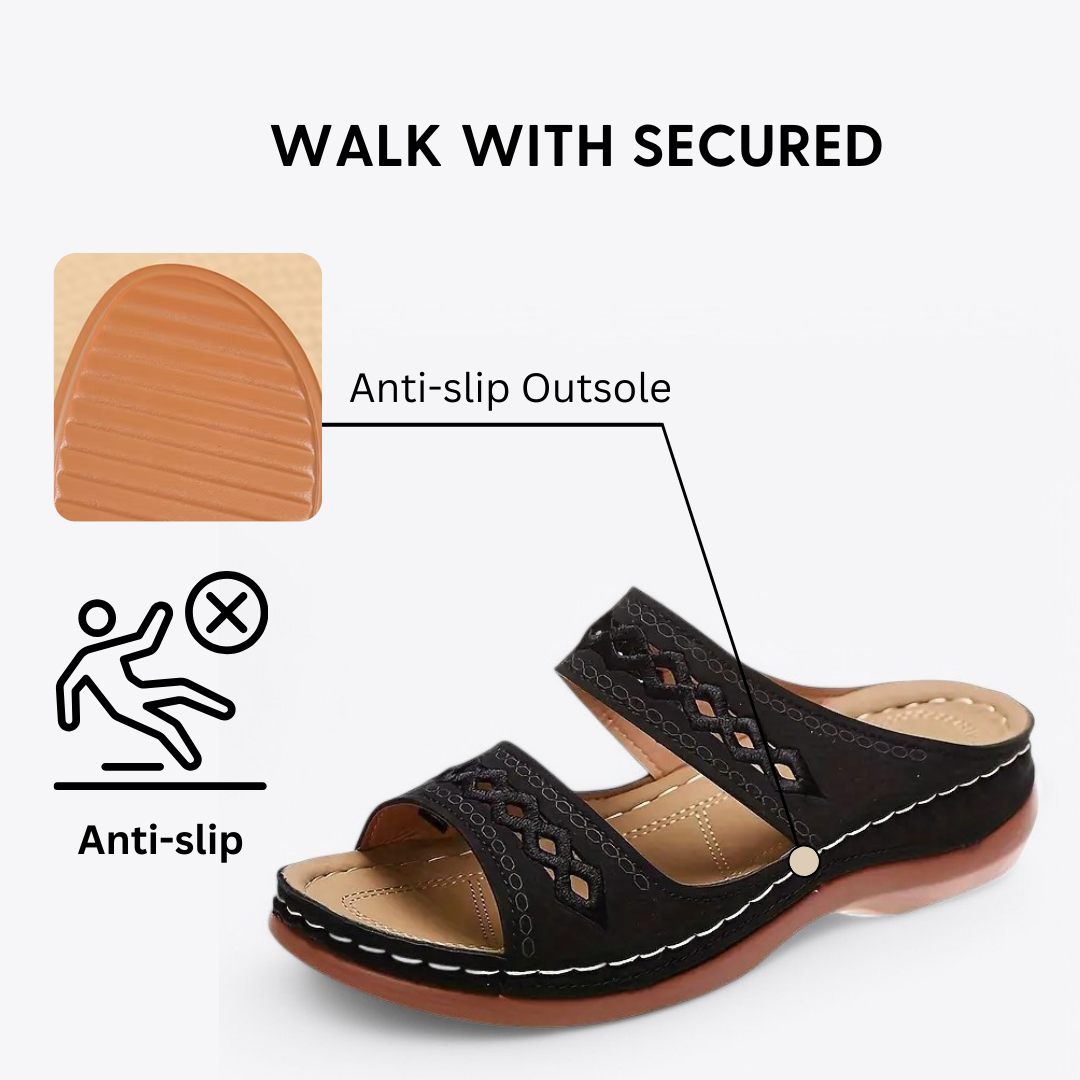 CMF Women Orthopedic Slippers Arch-support Ventilated Open Toe Casual Summer Sandals