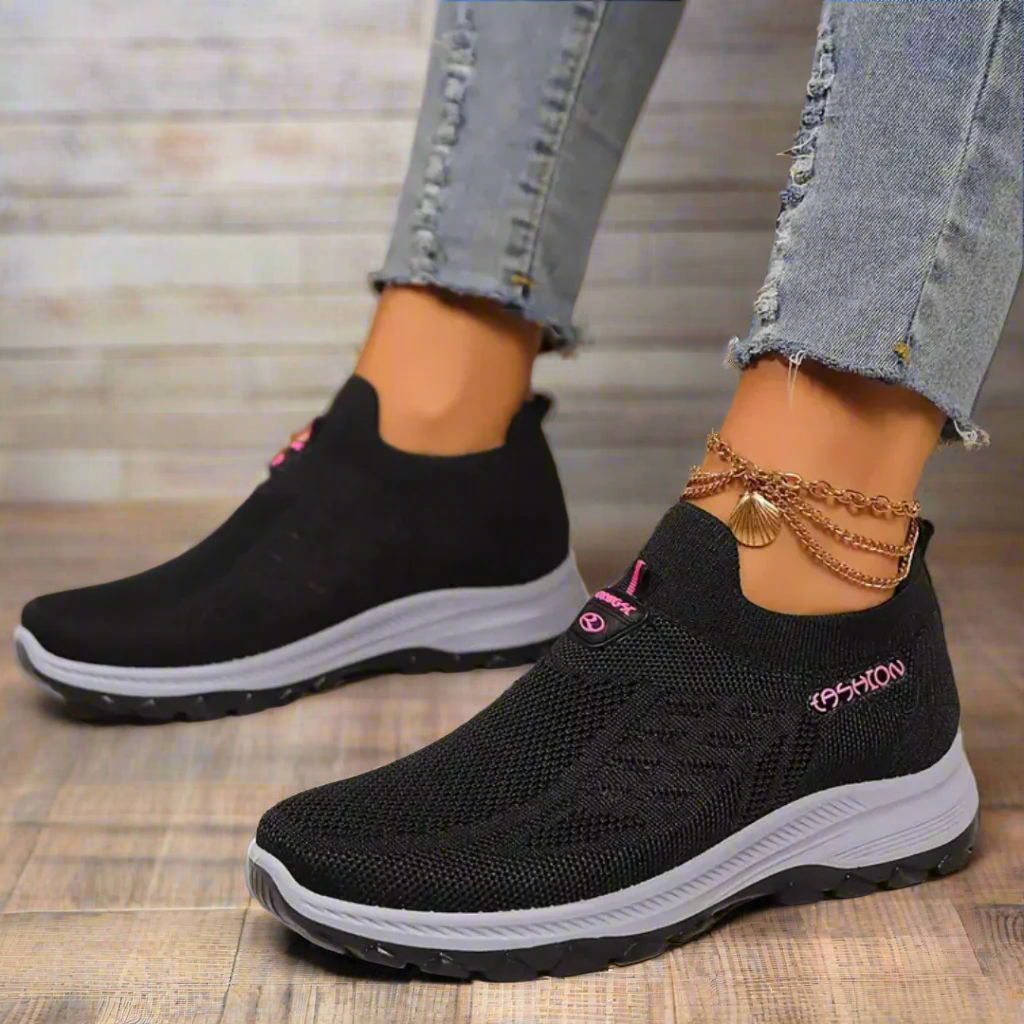 CMF Women Orthopedic Shoes Breathable Arch-support Slip-on Casual Daily Wear