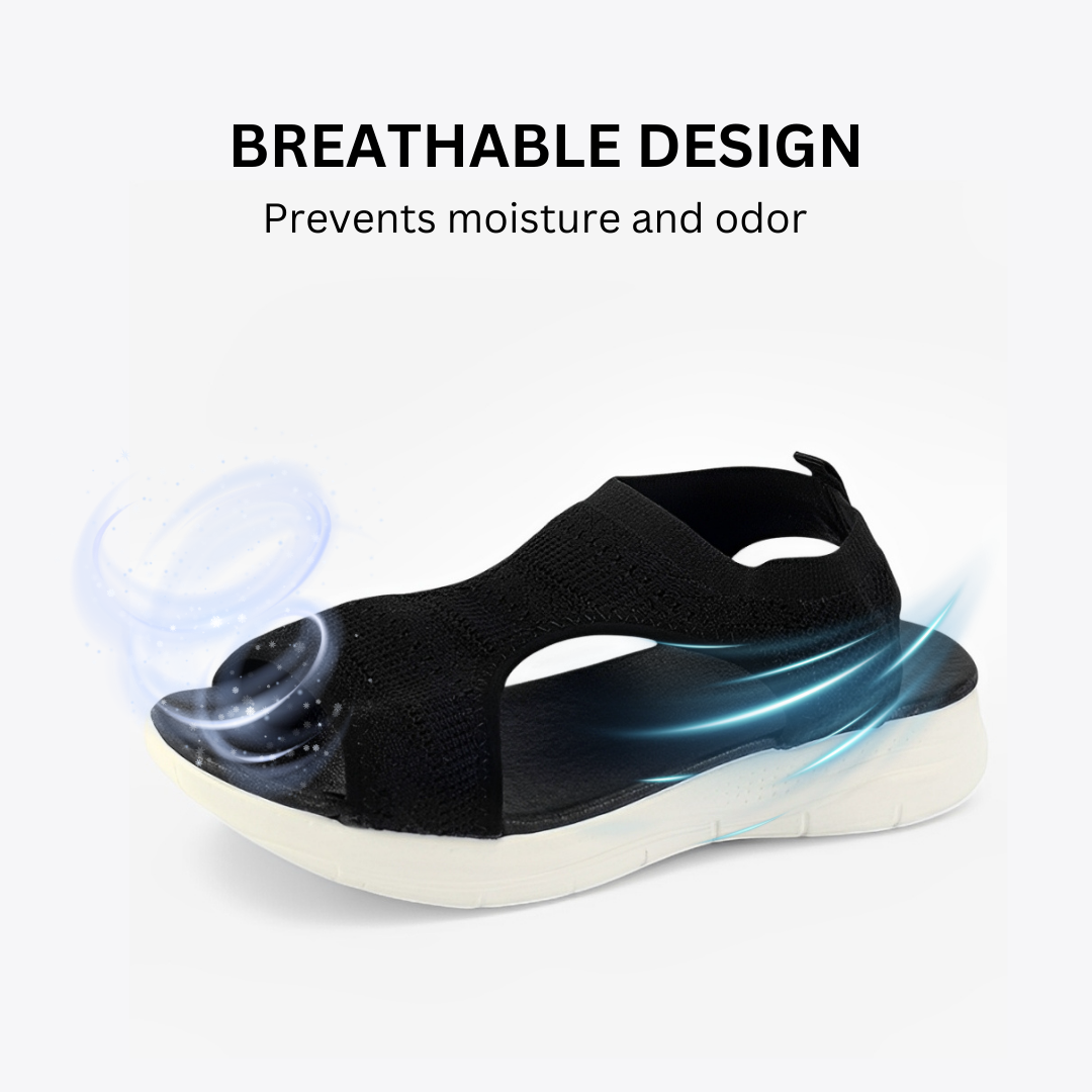 CMF Women Orthopedic Sandals Breathable Arch-support Open-toe Mesh Leisure Summer