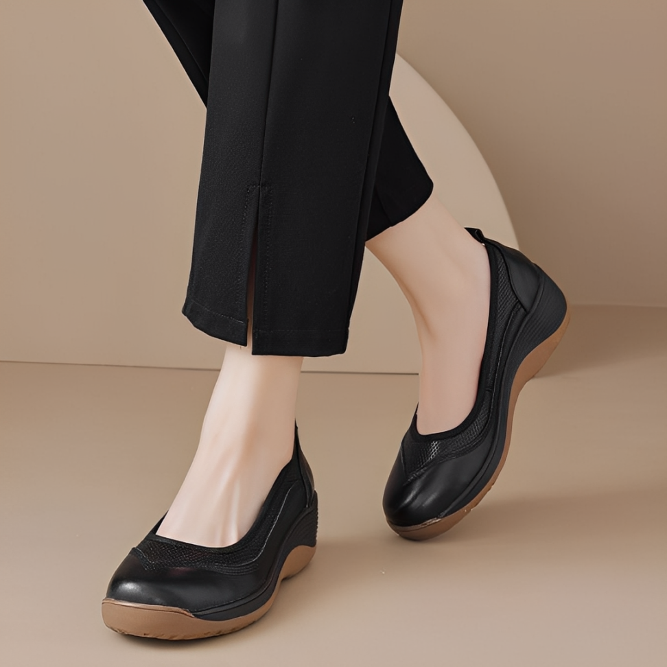 CMF Women Orthopedic Shoes Arch-suppport Comfortable Leather Slip-on Elegant Dress Shoes
