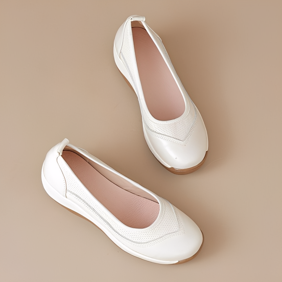 CMF Women Orthopedic Shoes Arch-suppport Comfortable Leather Slip-on Elegant Dress Shoes