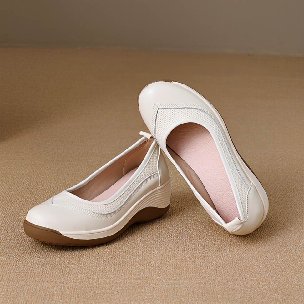 CMF Women Orthopedic Shoes Arch-suppport Comfortable Leather Slip-on Elegant Dress Shoes