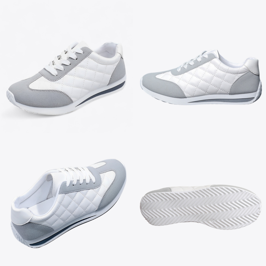 CMF Women Orthopedic Shoes Breathable Arch-support Walking Leather Flat Trendy Design