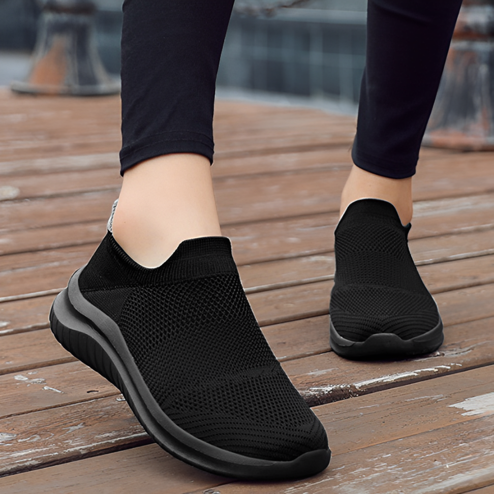 CMF Women Orthopedic Shoes Breathable Mesh Arch-support Comfy Classic Slip-on