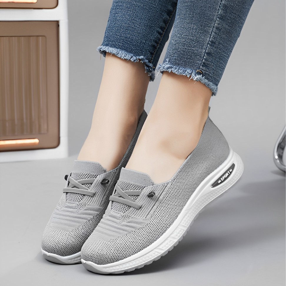 CMF Women Orthopedic Sneakers Breathable Arch-support Air-cushioned Mesh Walking