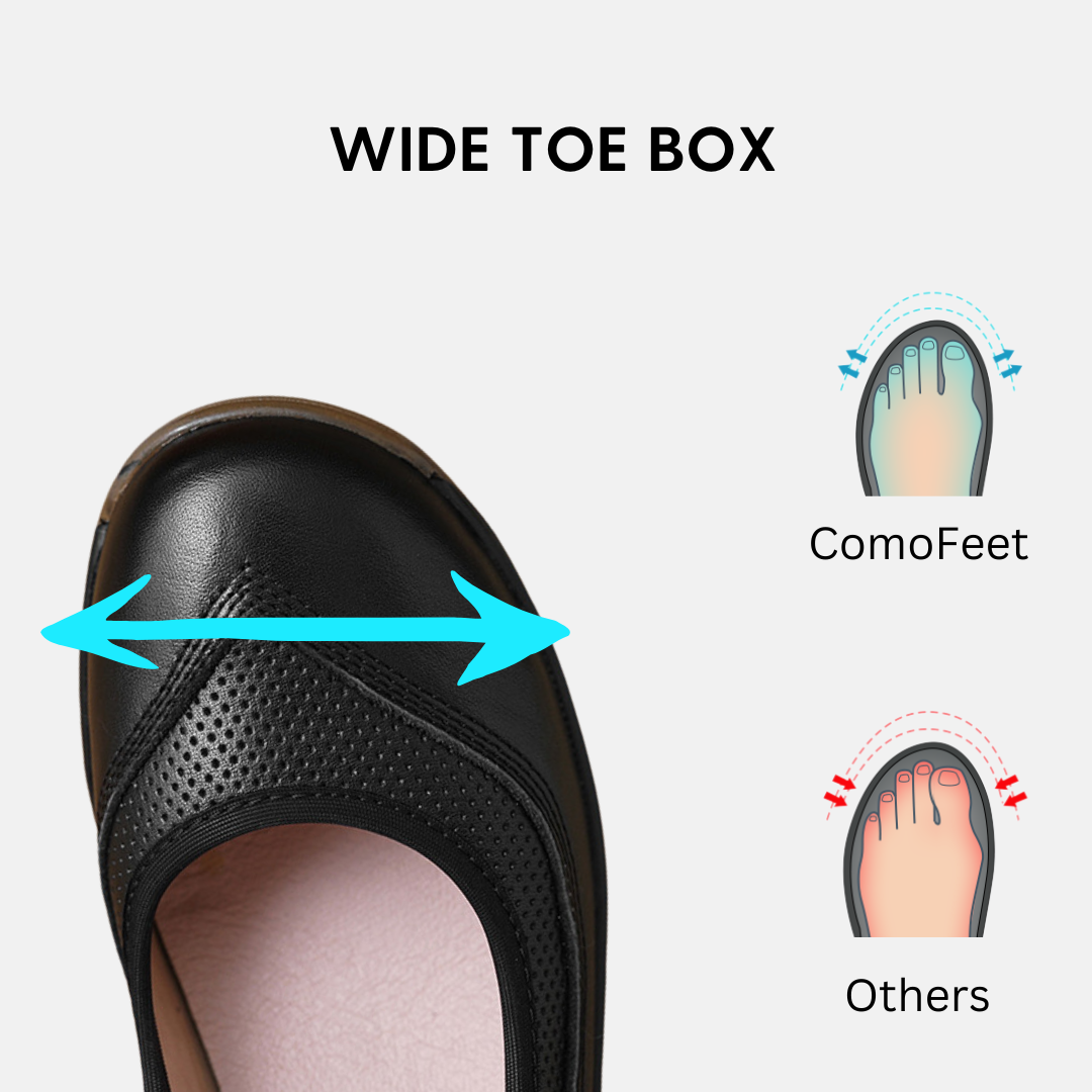 CMF Women Orthopedic Shoes Arch-suppport Comfortable Leather Slip-on Elegant Dress Shoes