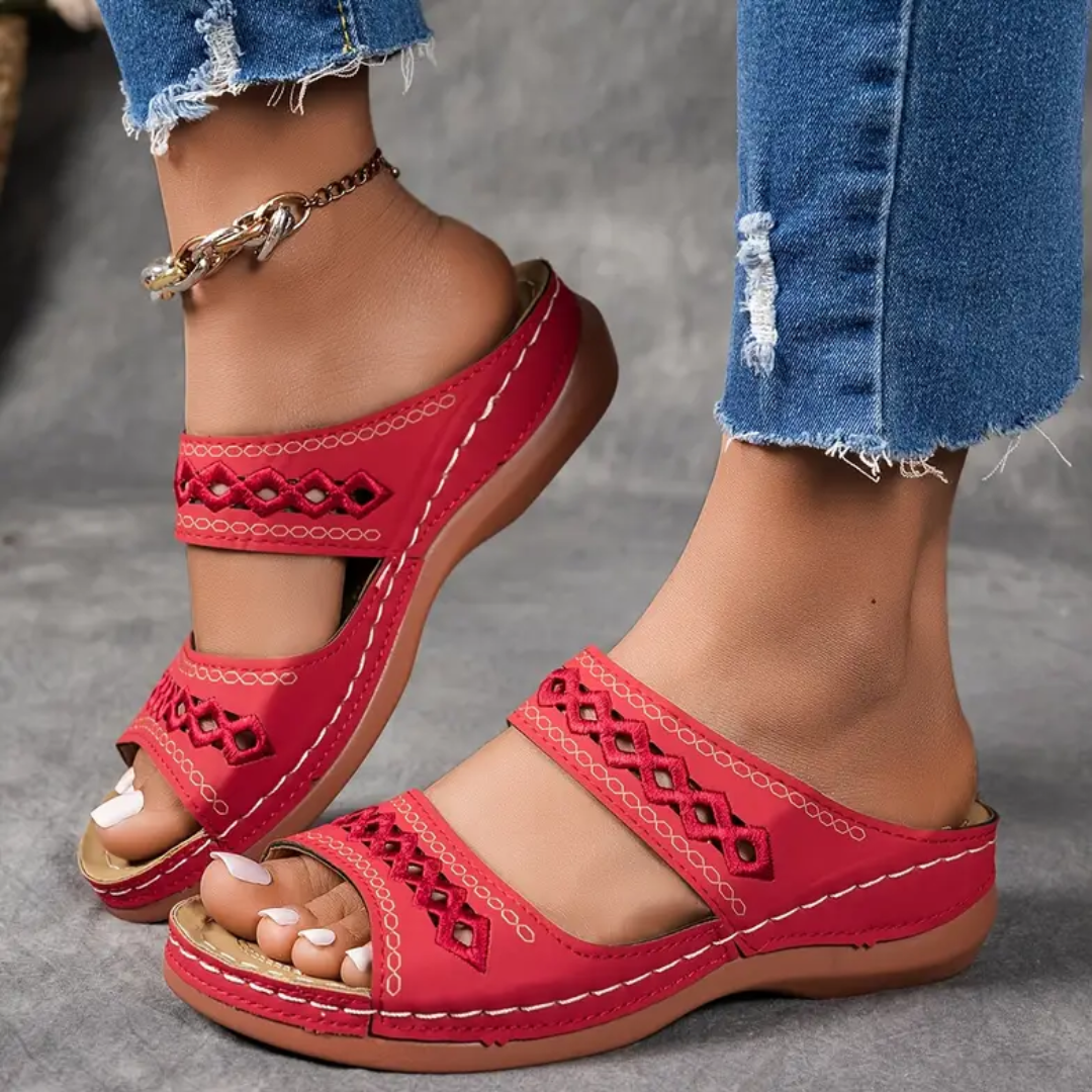 CMF Women Orthopedic Slippers Arch-support Ventilated Open Toe Casual Summer Sandals
