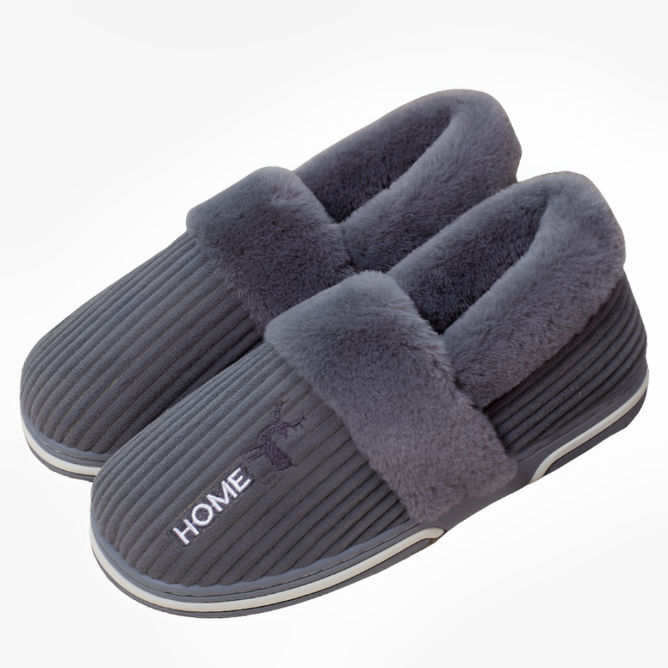 CMF Women Indoor Slippers Warm Fur Comfortable Velvet Padding Anti-skid Winter Lounging