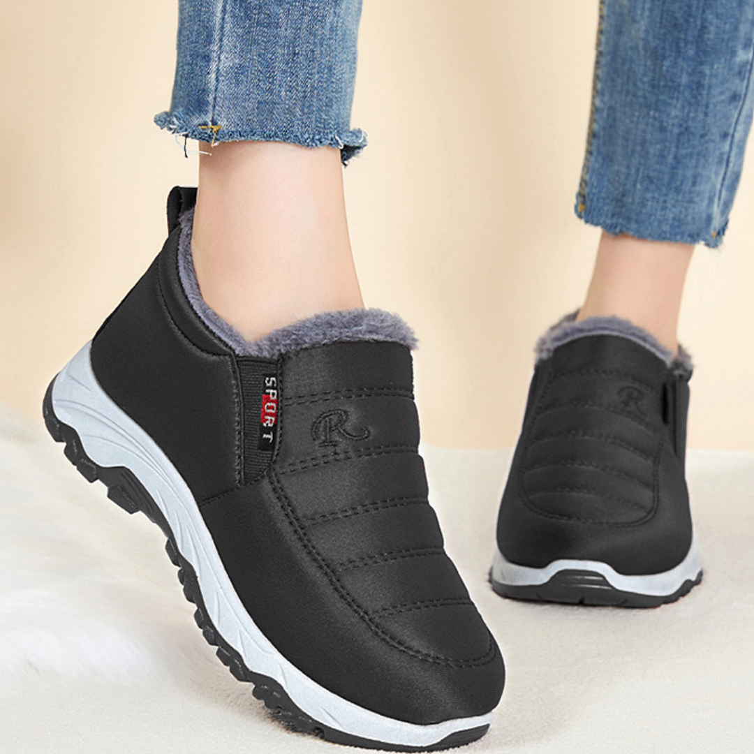 CMF Women Orthopedic Ankle Boots Waterproof Arch-support Warm Plush Lining