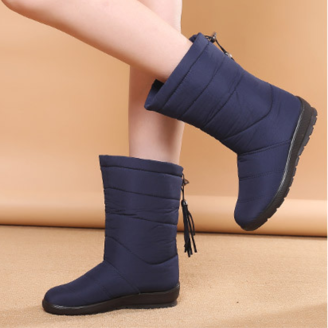 CMF Women Orthopedic Boots Waterproof Keep Warm Anti-Slip Fur Lined Snow Boots