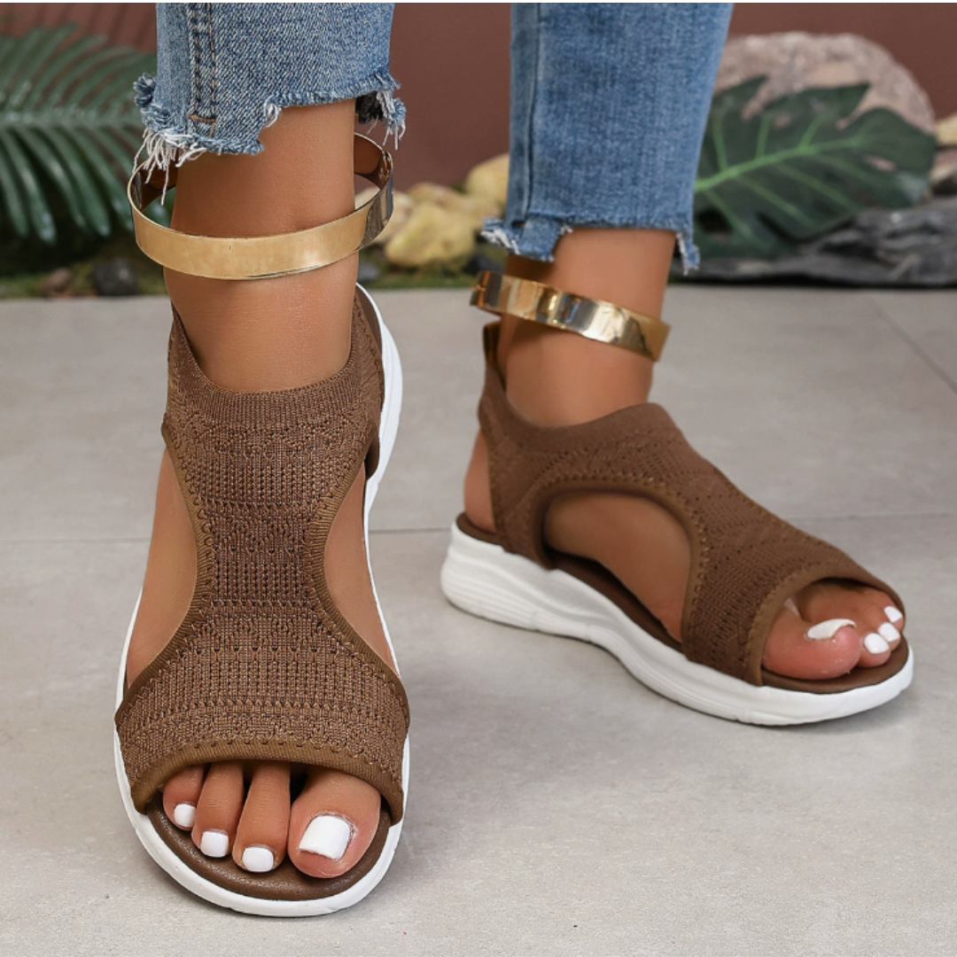 CMF Women Orthopedic Sandals Breathable Arch-support Open-toe Mesh Leisure Summer