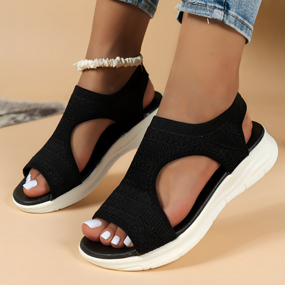 CMF Women Orthopedic Sandals Breathable Arch-support Open-toe Mesh Leisure Summer