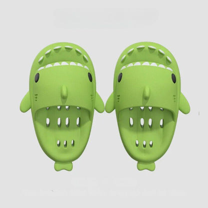 CMF Women Home Slippers Cute Shark Hollow Out Sole Waterproof Non-slip Home Slides
