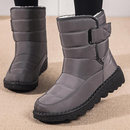 CMF Orthopedic Women Boots Waterproof Fabric Fur Lined Snow Comfortable