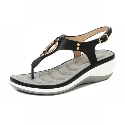 CMF Orthopedic Women Wedge Sandals Non-slip Soft Sole Comfortable Summer Beach Flip flop