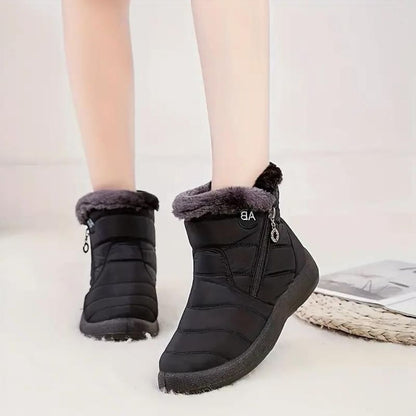 CMF Orthopedic Shoes Waterproof Fur-lined Slip On Winter Women Snow Boots