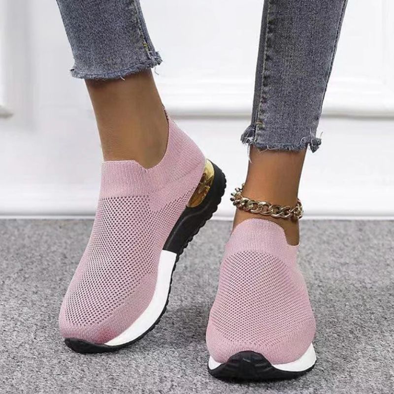 CMF Women Orthopedic Sneakers Breathable Mesh Comfortable Slip-On Shoes