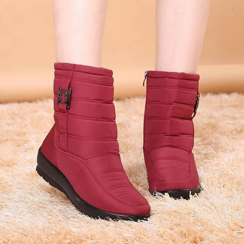 CMF Women Arch Support Boots Warm Fur Water-resistant Winter Footwear