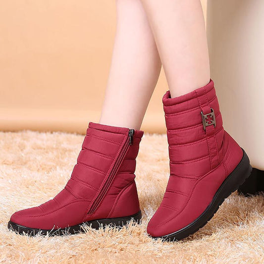 CMF Women Orthopedic Ankle Boots Arch-support Water-resistant Warm Fur Winter Footwear