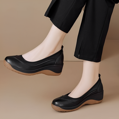CMF Women Orthopedic Shoes Arch-suppport Comfortable Leather Slip-on Elegant Dress Shoes