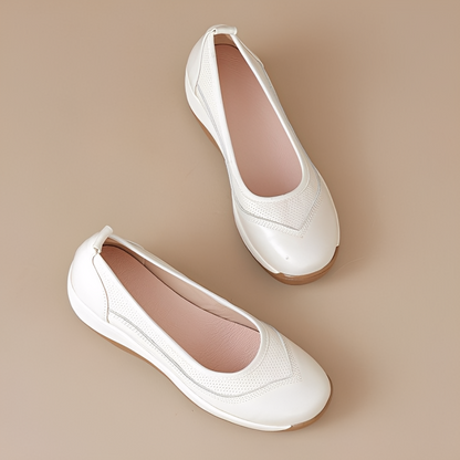CMF Women Orthopedic Shoes Arch-suppport Comfortable Leather Slip-on Elegant Dress Shoes