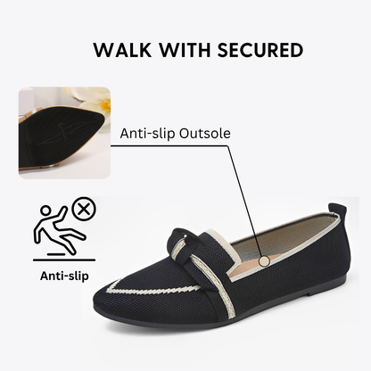 CMF Women Shoes Breathable Mesh Comfortable Dress Shoes Pointed Toe Flat Casual Walking Summer