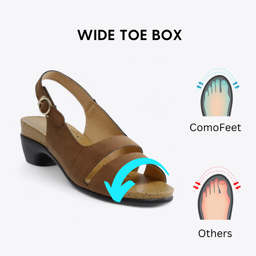 CMF Women Dress Sandals Comfortable Low Heels Open Toe Chunky Summer Elegant Slingbacks