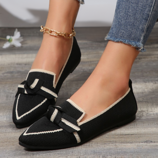 CMF Women Shoes Breathable Mesh Comfortable Dress Shoes Pointed Toe Flat Casual Walking Summer