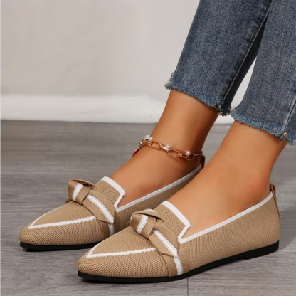 CMF Women Shoes Breathable Mesh Comfortable Dress Shoes Pointed Toe Flat Casual Walking Summer