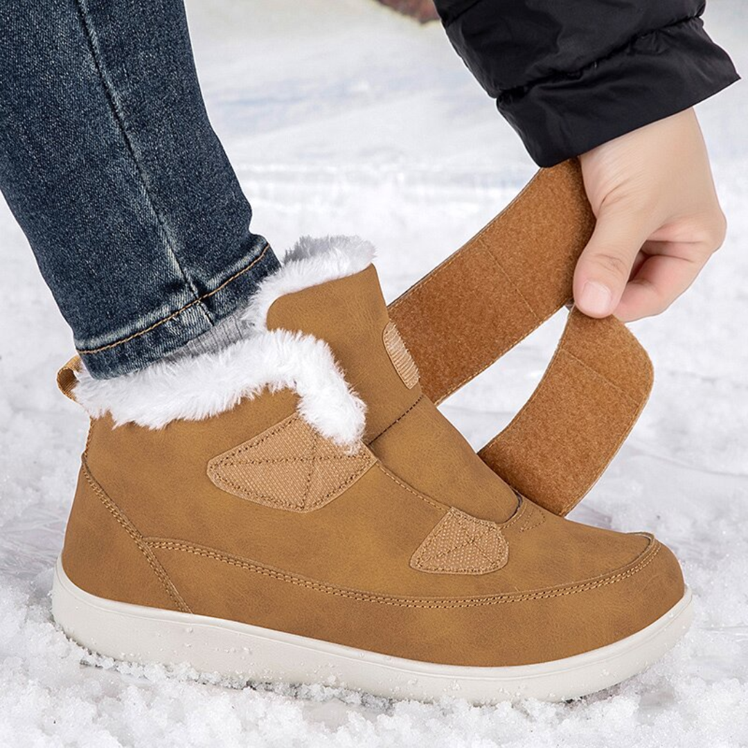 CMF Women Orthopedic Boots Winter Warm Comfy Arch-support Waterproof Non-slip Walking