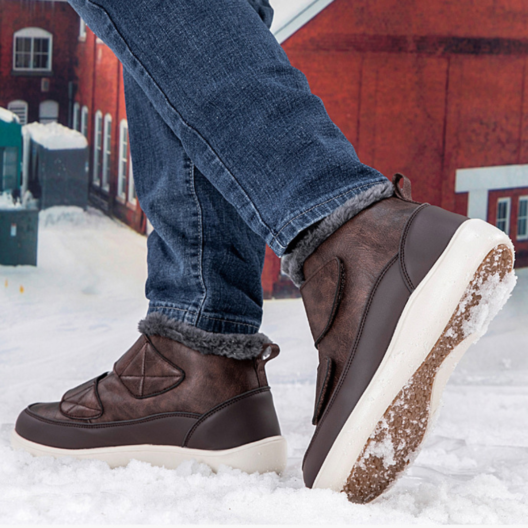 CMF Women Orthopedic Boots Winter Warm Comfy Arch-support Waterproof Non-slip Walking