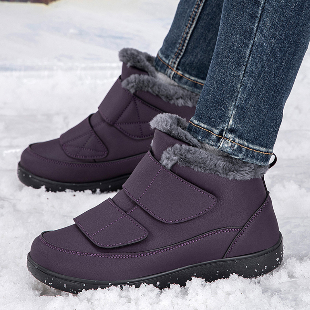 CMF Women Orthopedic Boots Winter Warm Comfy Arch-support Waterproof Non-slip Walking