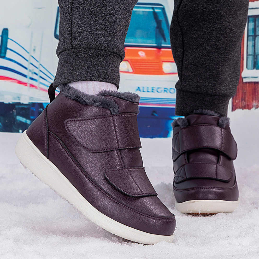 CMF Women Orthopedic Boots Winter Warm Comfy Arch-support Waterproof Non-slip Walking