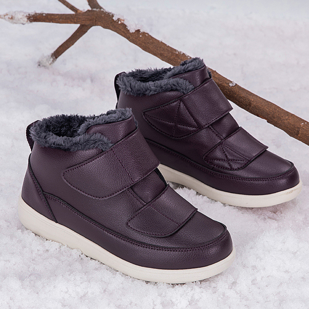 CMF Women Orthopedic Boots Winter Warm Comfy Arch-support Waterproof Non-slip Walking