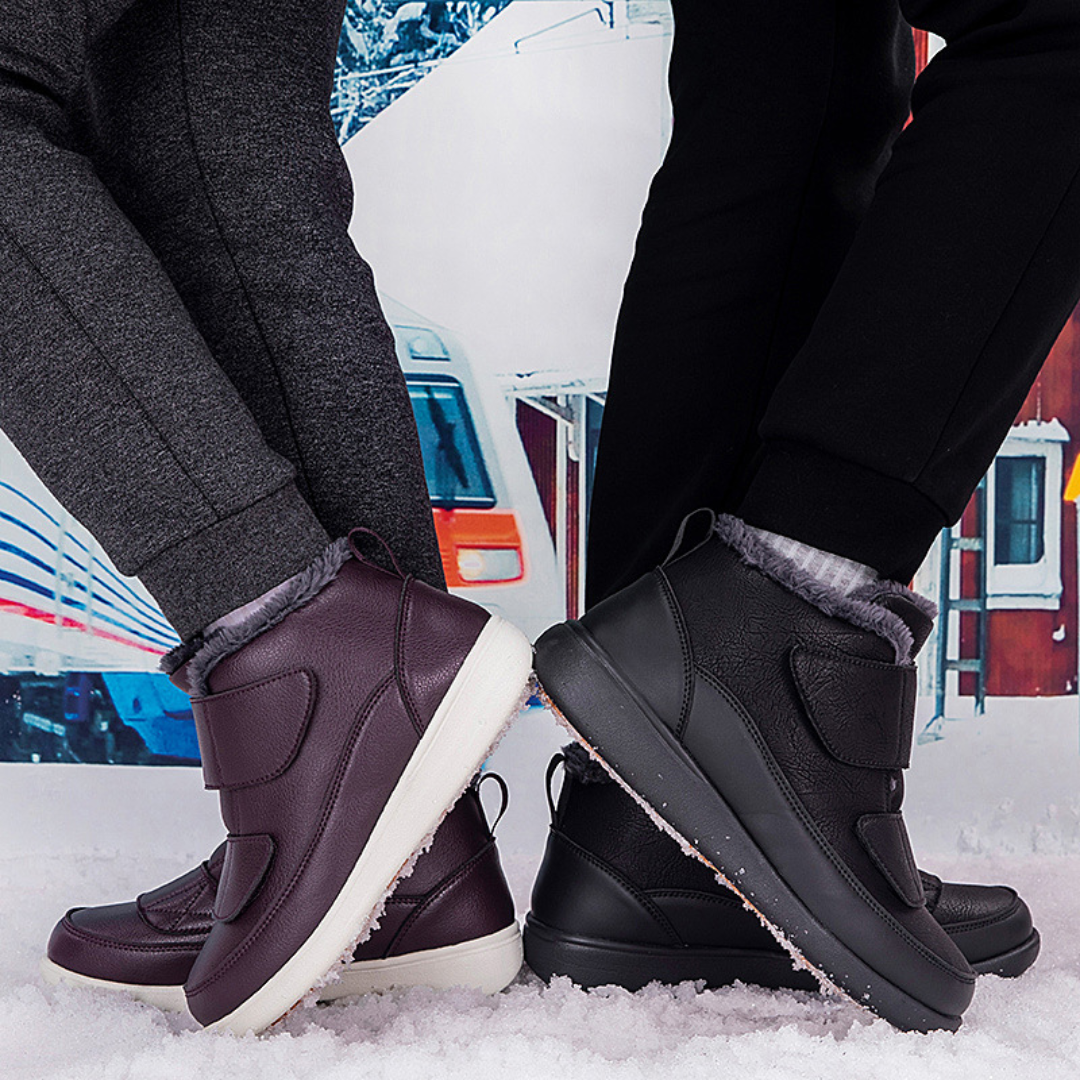 CMF Women Orthopedic Boots Winter Warm Comfy Arch-support Waterproof Non-slip Walking