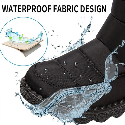 CMF Orthopedic Women Boots Waterproof Fabric Fur Lined Snow Comfortable