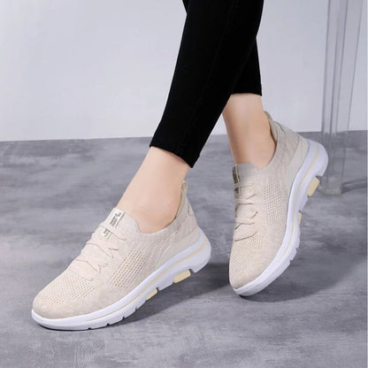 CMF Women Orthopedic Sneakers Mesh Lace-up Sweat-absorbent Sports Shoes