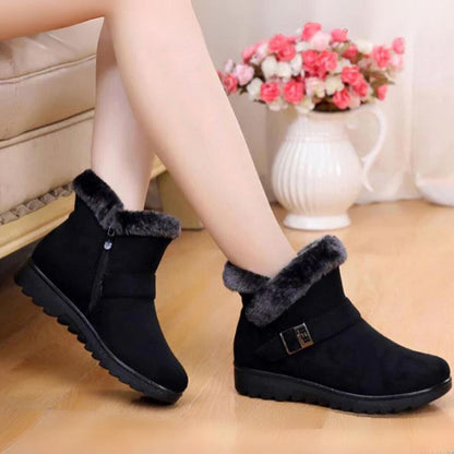 CMF Orthopedic Women Ankle Boots Fur Lined Super Warm Winter Comfortable Shoes