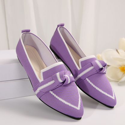 CMF Women Shoes Breathable Mesh Comfortable Dress Shoes Pointed Toe Flat Casual Walking Summer
