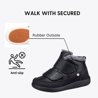 CMF Women Orthopedic Boots Winter Warm Comfy Arch-support Waterproof Non-slip Walking